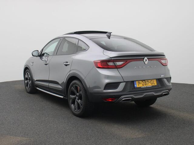Renault Arkana 1.6 E-Tech Hybrid 145 R.S. Line | Glazen Schuif-/Kanteldak | Side-Steps | Lederen Bekleding | Adaptieve Cruise Control | Stoel- & Stuurwielverwarming | Camera | Blind Spot Warning | PDC Rondom | Elektrisch Verstelbare Stoelen | Keyless | LED Pure Vision |