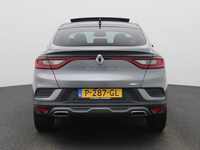 Renault Arkana 1.6 E-Tech Hybrid 145 R.S. Line | Glazen Schuif-/Kanteldak | Side-Steps | Lederen Bekleding | Adaptieve Cruise Control | Stoel- & Stuurwielverwarming | Camera | Blind Spot Warning | PDC Rondom | Elektrisch Verstelbare Stoelen | Keyless | LED Pure Vision |