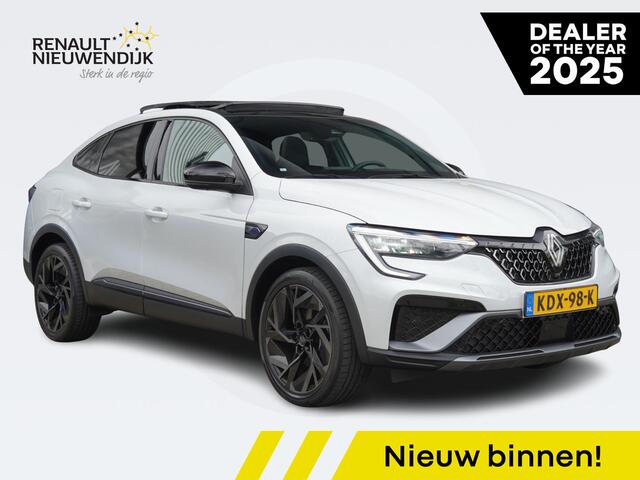 Renault Arkana 1.6 E-Tech full hybrid 145 esprit Alpine AUTOMAAT / PANO / NAVI / CAMERA / BLINDSPOT / PDC 360 / PRIV GLASS / ADAPT. CRUISE / STOELV. / STUURV. / CLIMATE / APPLE CARPLAY / ANDROID AUTO / RESERVEWIEL / 19'' LMV