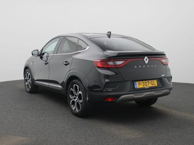 Renault Arkana 1.6 E-Tech Hybrid 145 Intens | Airconditioning, Licht metalen velgen 18 inch | Cruise control Adaptive | Navigatie | Half lederen bekleding zwart | LED koplampen | Park Distance Control voor en achter | Achteruitrijcamera |