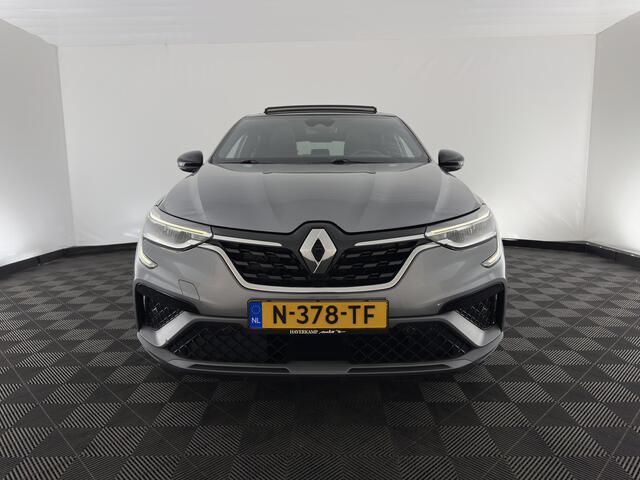 Renault Arkana 1.6 E-Tech Hybrid 145 R.S. Line (INCL-BTW) Aut. *PANO | LEATHER | FULL-LED | BLINDSPOT | CAMERA | HEATED-SPORTSEATS | KEYLESS | AMBIENTLIGHT | DIGI-COCKPIT | PRIVACY-GLASS | NAVI-FULLMAP | ECC | ADAPTIVE-CRUISE | PDC | 18"