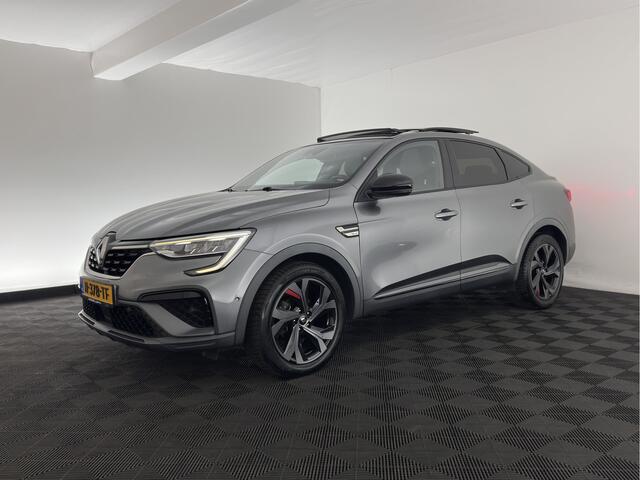 Renault Arkana 1.6 E-Tech Hybrid 145 R.S. Line (INCL-BTW) Aut. *PANO | LEATHER | FULL-LED | BLINDSPOT | CAMERA | HEATED-SPORTSEATS | KEYLESS | AMBIENTLIGHT | DIGI-COCKPIT | PRIVACY-GLASS | NAVI-FULLMAP | ECC | ADAPTIVE-CRUISE | PDC | 18"