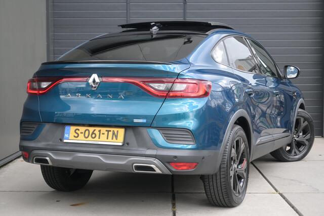 Renault Arkana E-Tech hybrid 145 RS LINE | SCHUIF/KANTELDAK | CAMERA | STUUR/STOELVERWARMING | LEDER | NAVI | APPLECARPLAY/ANDROIDAUTO | ADAPT. CRUISE CONTROL | CLIMATE CONTROL | PDC | LMV