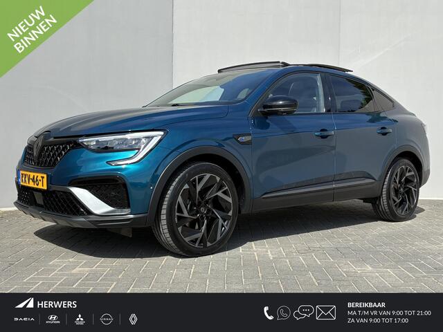 Renault Arkana 1.6 E-Tech full hybrid 145 esprit Alpine / Fabrieksgarantie t/m 10-2026 / Schuif-/Kanteldak / Lederen/Alcantara Bekleding / Navigatie / Apple Carplay/Android Auto / Achteruitrijcamera /