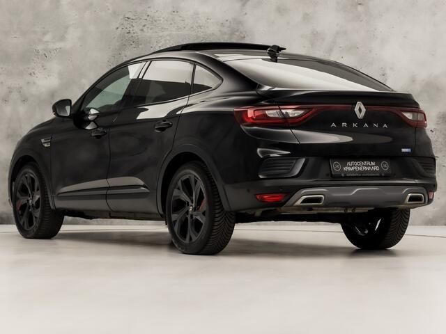 Renault Arkana 1.6 E-Tech Hybrid 145 R.S. Line 145Pk Automaat (SCHUIFDAK, GROOT NAVI, CLIMATE, STUUR/STOELVERWARMING, ELEK SPORTSTOELEN, LEDER, GETINT GLAS, KEYLESS, ADAPTIVE CRUISE, NIEUWSTAAT)