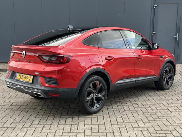 Renault Arkana 1.6 E-Tech Hybrid 145 R.S. Line / Adaptieve Cruise / Lederen Bekleding / 100 % Onderhouden / Camera / Stoel & Stuur Verwarming / Elektr. Stoelen / Dodehoek Detectie / Apple Carplay & Android Auto /