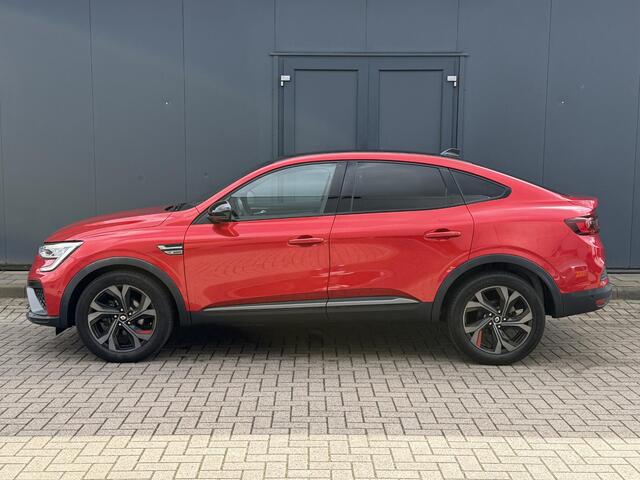 Renault Arkana 1.6 E-Tech Hybrid 145 R.S. Line / Adaptieve Cruise / Lederen Bekleding / 100 % Onderhouden / Camera / Stoel & Stuur Verwarming / Elektr. Stoelen / Dodehoek Detectie / Apple Carplay & Android Auto /