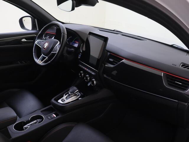 Renault Arkana 1.6 E-Tech Hybrid 145 PK R.S. Line | Apple Carplay/Android | cruise control adaptief | electronic climate control | lederen/microvezel bekleding | LED koplampen | lichtmetalen velgen 19" | navigatiesysteem | rijstrooksensor met correctie | voorstoelen ver