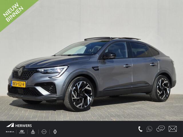 Renault Arkana 1.6 E-Tech full hybrid 145 esprit Alpine / Dealer onderhouden / Schuifdak / Trekhaak Vast / Stuur- & Stoelverwarming / Adaptief cruise control / Rondomzicht camera / Draadloze telefoon lader / Keyless Entry/Start / Apple Carplay Android Auto /