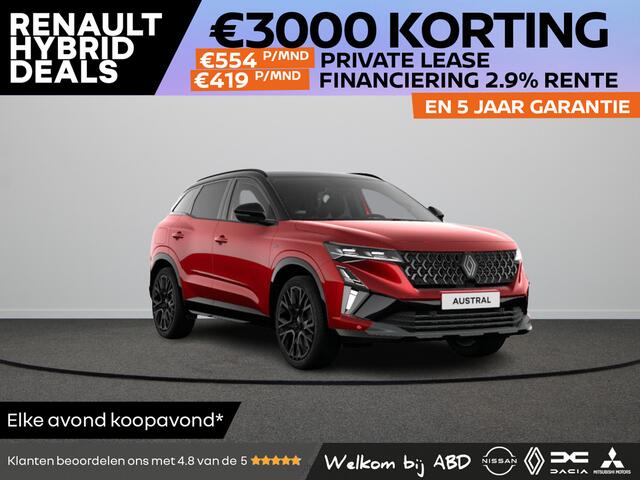 Renault Austral Iconic esprit Alpine Hybrid 200 | Achteruitrijcamera | Adaptive Cruise Control | Blind Spot Warning