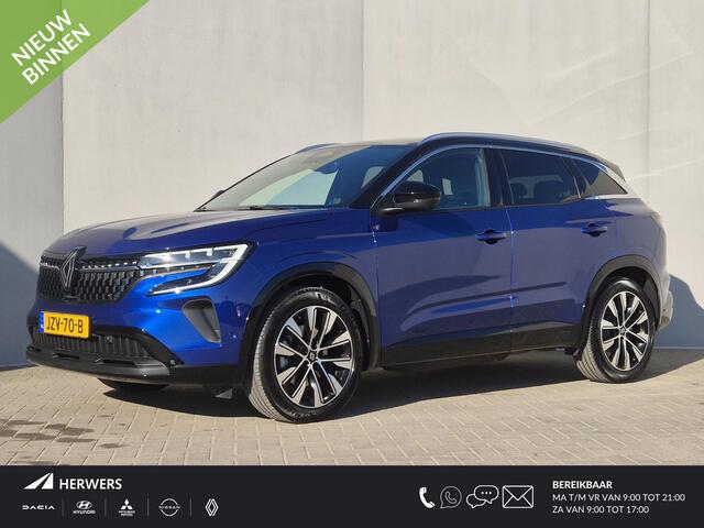 Renault Austral 1.2 E-Tech full hybrid 200 techno Automaat / Fabrieksgarantie tot 04-2028 / Panoramadak / Trekgewicht 1500 kg / Pack Look / Rondomzicht camera / Apple Carplay Android Auto / Adaptief cruise control / Keyless Entry/Start / Draadloze telefoon lader /