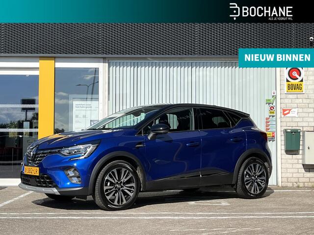 Renault CAPTUR 1.3 Mild Hybrid 160 EDC Iconic , NL-Auto, FULL OPTION, Cruise adaptief, Bose-Audio, Stoel & stuur verwarming, Voorruit verwarming, Leder, 360 graden camera, Park assist, Lichtmetaal 18'', LED, Parkeersensoren