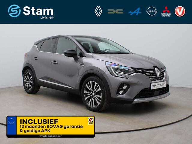 Renault CAPTUR TCe 140pk Initiale Paris EDC/AUTOMAAT 360° Camera | Leder | Navi | Schuif-/kanteldak | Stoel-/stuurverwarming