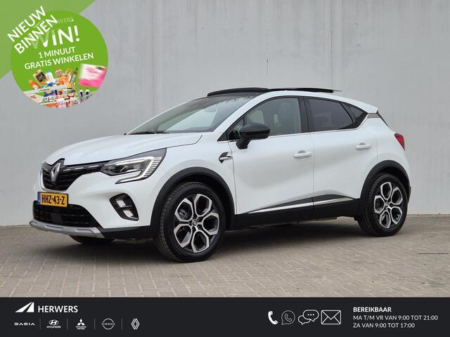Renault CAPTUR 1.6 E-Tech full hybrid 145 techno Automaat / Pack Comfort / Pack Full Screen / Apple Carplay Android Auto / Achteruitrijcamera / Stuur-, en Stoelverwarming / Glazen schuif- en kanteldak / Cruise control / Keyless Entry/Start /