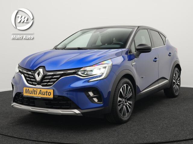 Renault CAPTUR 1.6 E-Tech Plug-in Hybrid 160 Initiale Paris Dealer O.H. PHEV | Lederen Sportstoelen Verwarmd | Apple Carplay | Camera | DAB | Cruise Control | Virtual | LED Koplampen |