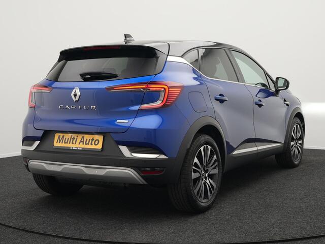 Renault CAPTUR 1.6 E-Tech Plug-in Hybrid 160 Initiale Paris Dealer O.H. PHEV | Lederen Sportstoelen Verwarmd | Apple Carplay | Camera | DAB | Cruise Control | Virtual | LED Koplampen |