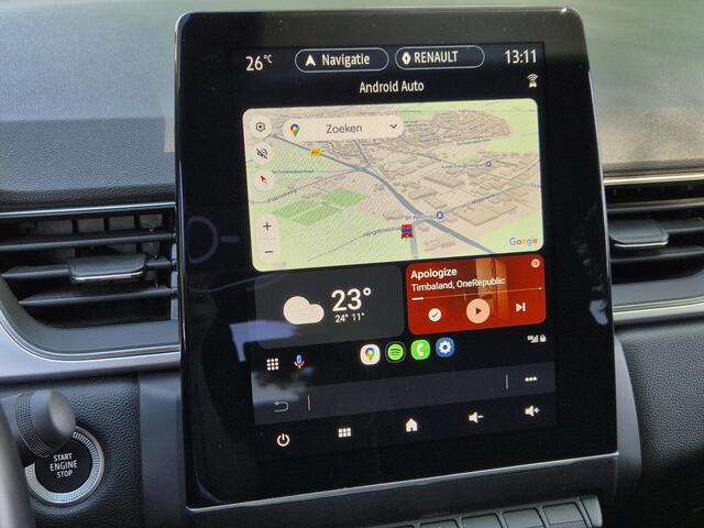 Renault CAPTUR 1.6 E-Tech full hybrid 145 techno Automaat / Pack Full Screen / Apple Carplay Android Auto / Navigatie / Adaptief cruise control / Achteruitrijcamera / Stuurverwarming /
