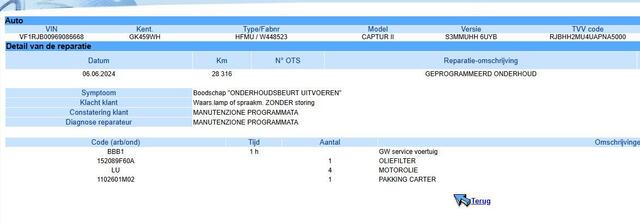 Renault CAPTUR 1.6 E-Tech Hybrid 145 Intens / Dealer onderhouden / Achteruitrijcamera / Parkeersensoren V+A / Navigatie via Apple Carplay Android / Climate Control / DAB /