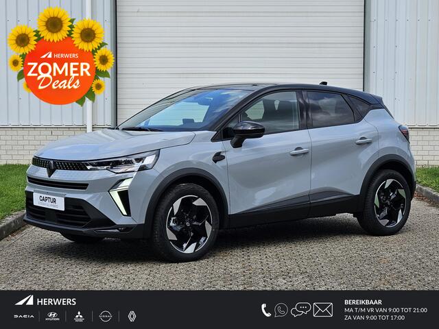 Renault CAPTUR 1.8 E-Tech full hybrid 160 Techno / Direct Leverbaar / Adaptieve Cruise Control / 18" LM wielen / Navigatie via Apple Carplay & Android Auto / Adaptieve Cruise Control / Achteruitrijcamera / Parkeersensoren /