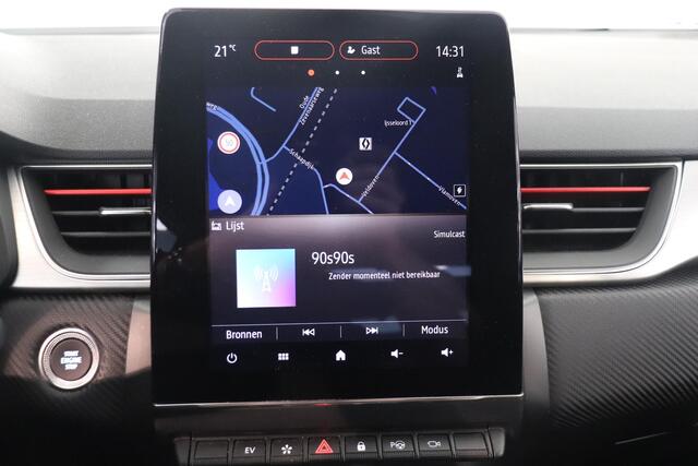 Renault CAPTUR 1.6 E-Tech Plug-in Hybrid 160 R.S. Line | 360° Camera | BOSE audio | Adaptieve cruise | Climate Control | Dakrailing | AppleCarplay AndroidAuto | Navigatie 9,3" |