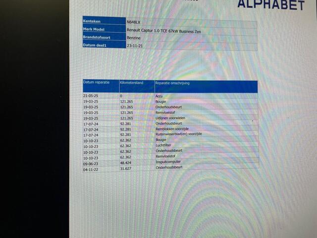 Renault CAPTUR 1.0 TCe 90 Business Zen - Carplay, Navi, Cruise, Trekhaak