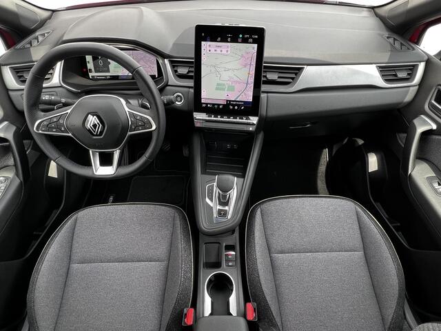 Renault CAPTUR 1.3 mild hybrid 160 techno Automaat / Weinig km / Trekgewicht 1.200 kg / Adaptieve CC / Stuur- en stoelverwarming / Navi groot scherm / Apple Carplay Android / 18" wielen /