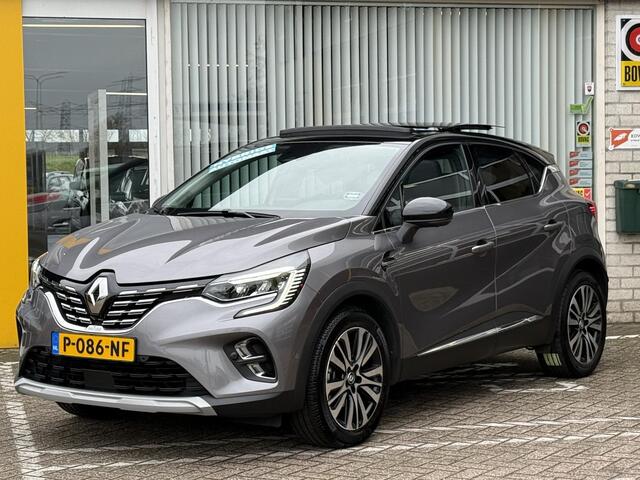 Renault CAPTUR 1.6 E-Tech Plug-in Hybrid 160 Initiale Paris | Glazen schuif-kantel dak | Leer | Stoel & stuur verwarming | 360 graden camera | DAB | Park assist | Climate Control |