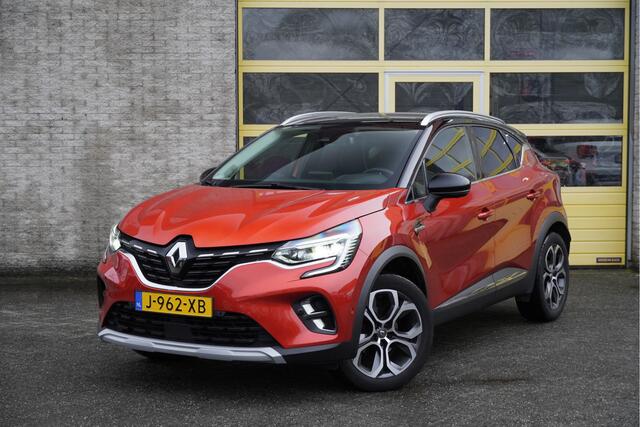 Renault CAPTUR 1.3 TCe 131PK! Automaat Edition One BJ2020 Lmv 18" | Led | Pdc | Keyless entry | Trekhaak | 360° Camera | Dashboard verlichting | App-Connect | Groot navi | Bose Audio | Climate control | Cruise control | Leder/Stof bekleding | Extra getint glas