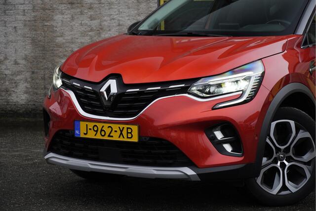 Renault CAPTUR 1.3 TCe 131PK! Automaat Edition One BJ2020 Lmv 18" | Led | Pdc | Keyless entry | Trekhaak | 360° Camera | Dashboard verlichting | App-Connect | Groot navi | Bose Audio | Climate control | Cruise control | Leder/Stof bekleding | Extra getint glas