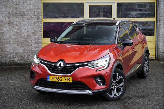 Renault CAPTUR 1.3 TCe 131PK! Automaat Edition One BJ2020 Lmv 18" | Led | Pdc | Keyless entry | Trekhaak | 360° Camera | Dashboard verlichting | App-Connect | Groot navi | Bose Audio | Climate control | Cruise control | Leder/Stof bekleding | Extra getint glas
