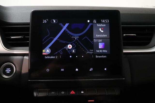 Renault CAPTUR 1.6 E-Tech plug-in hybrid 160 techno | Camera | Navigatie | AppleCarplay | 18"Lichtmetaal | Climate control | All season |