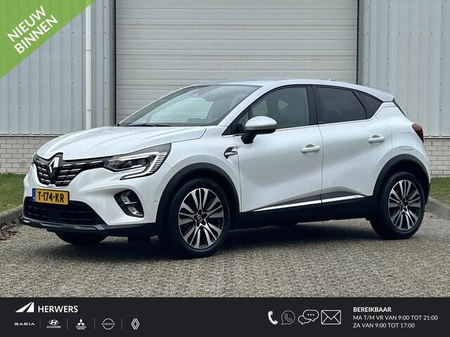 Renault CAPTUR 1.6 E-Tech Plug-in Hybrid 160 Initiale Paris / Lederen Bekleding / Achteruitrijcamera / Stoel & Stuurverwarming / Trekhaak / Apple Carplay & Android Auto / Cruise Control / Climate Control / Parkeersensoren /