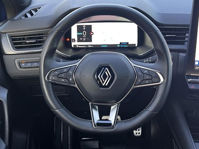 Renault CAPTUR 1.6 E-Tech full hybrid 145 esprit Alpine Automaat / Fabrieksgarantie tot 07-2027 < 100.000 km** / Schuifdak / Camera 360° /Stuur-, stoel- en voorruitverwarming / Adaptieve CC / Parkeer assistent / Navigatie / Apple Carplay Android / LM 18" wielen / 18" LM