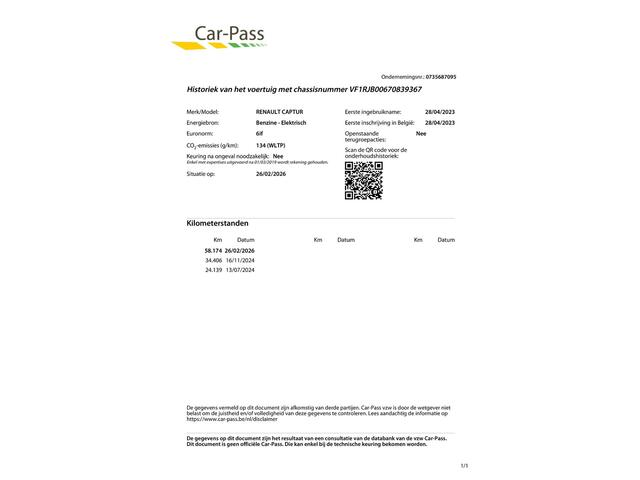 Renault CAPTUR 1.3 TCe 140 Intens Klima/Camera/Navi/58dkm...