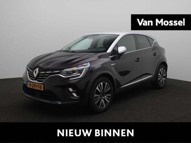 Renault CAPTUR 1.3 TCe 155 Initiale Paris | Apple Carplay/Android | cruise control adaptief | dodehoek detectie | electronic climate control | LED koplampen | lichtmetalen velgen 18", luxe lederen bekleding, metaalkleur | navigatiesysteem full map |