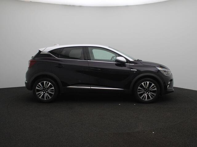 Renault CAPTUR 1.3 TCe 155 Initiale Paris | Apple Carplay/Android | cruise control adaptief | dodehoek detectie | electronic climate control | LED koplampen | lichtmetalen velgen 18", luxe lederen bekleding, metaalkleur | navigatiesysteem full map |