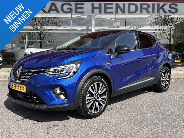 Renault CAPTUR 1.6 E-Tech Plug-in Hybrid 160 Initiale Paris | TWO TONE | Leder | stuur/stoelverwarming | DAB Ontvanger |