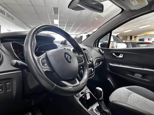 Renault CAPTUR 1.3 TCe Intens/ AUTOMAAT!/ 150pk!/ Trekhaak/ Keyless/ Extra getint glas/ Two-Tone/ Apple + Android/ Half-Leder/ PDC/ 17'' LMV/ Bluetooth/ Armsteun/ Multi. LEDER. Stuur./ LED Mistl.