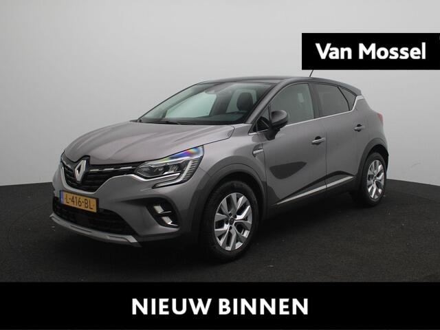 Renault CAPTUR TCe 140 EDC Automaat Intens | Pack EASY LINK navigatie met Apple CarPlay & Android Auto | Climate Control | Two-tone metaalkleur | Ruimtebesparend reservewiel (max. 80km/u) | 17 inch lichtmetalen velgen |