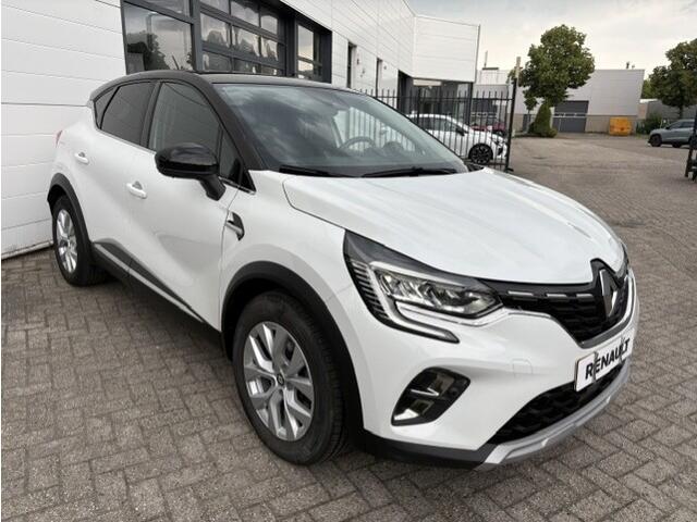 Renault CAPTUR 1.6 E-Tech Plug-in Hybrid 160 PK Business | Metallic wit met zwart dak | Camera achter | Parkeersensoren voor |