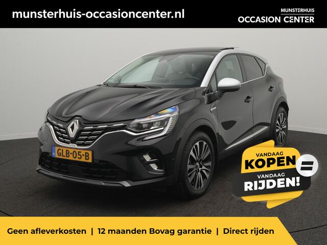 Renault CAPTUR 1.6 E-Tech Plug-in Hybrid 160 Initiale Paris - RIJKLAARPRIJS - LAGE KILOMETERSTAND! - Rondomzichtcamera - Elektrisch Glazen Schuif-/Kanteldak