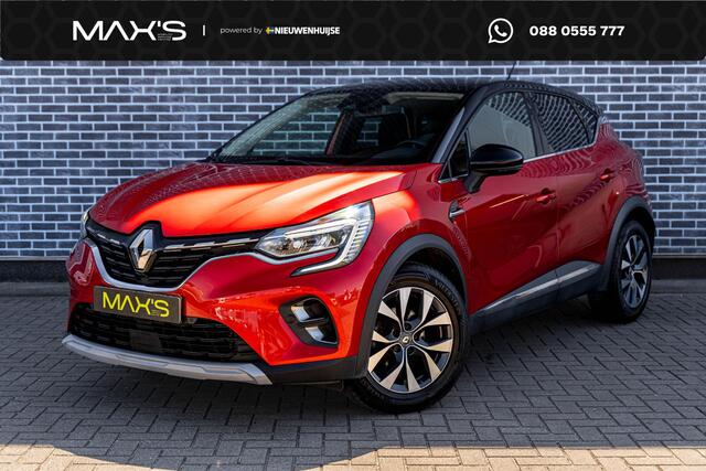 Renault CAPTUR 1.0 TCe 100 Bi-Fuel Intens | LPG | Achteruitrijcamera | Parkeersensoren | Stoelverwarming | Two-Tone | Trekhaak | Climate Control | Cruise Control | Lichtmetalen Velgen 17 inch | Apple Carplay | Android Auto