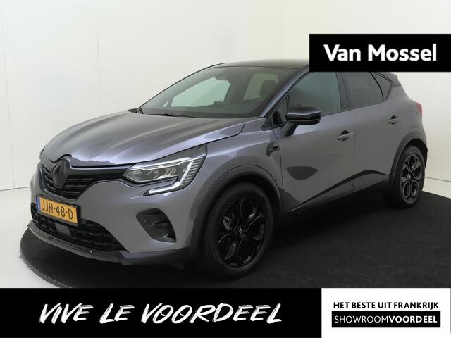 Renault CAPTUR 1.6 E-Tech plug-in hybrid 160 PK SL Rive Gauche | Apple Carplay/Android | cruise control | electronic climate control | lederen/stof bekleding | LED koplampen | lichtmetalen velgen 18" | navigatiesysteem |