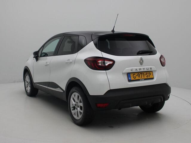 Renault CAPTUR TCe 90 Limited | MediaNav navigatiesysteem met Apple CarPlay & Android Auto | Airco | Lichtmetalen velgen | Privacy Glass | Parkeersensoren achter | Two-tone metaalkleur |