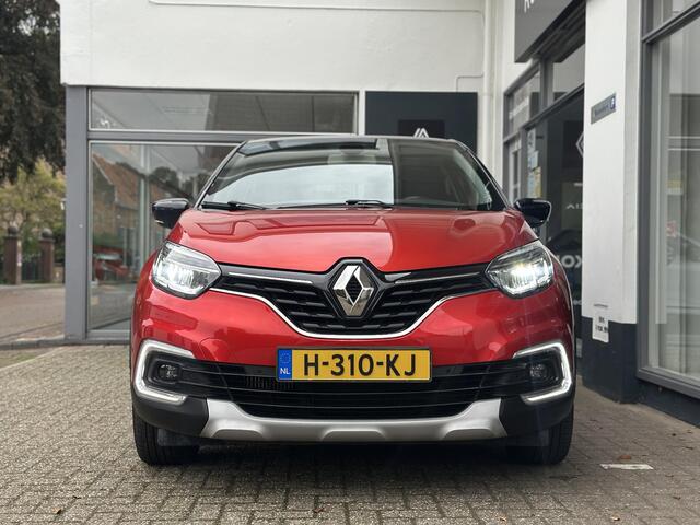 Renault CAPTUR 1.3 TCe 150 EDC Intens | Easy Life Pack | Voorstoelen verwarmd | Pack Premium | Armsteun | Panoramadak | Trekhaak | Premium kleur Rouge Flamme | Camera achter | Parkeersensoren voor + achter | Lage kilometerstand |