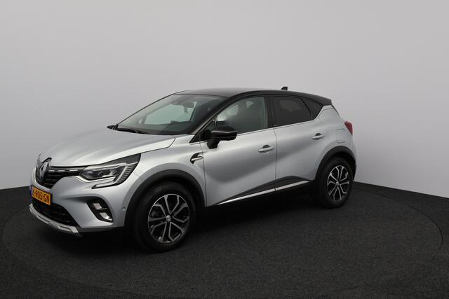 Renault CAPTUR 1.6 E-Tech Plug-in Hybrid 160 Intens/ Automaat!/ Trekhaak/ LED Koplampen/ 360 Cam/ Virtual Cockpit/ Dodehoekdetc./ 17''LMV/ Keyless/ Apple+android/ DAB+/ Half-LEDER/ Clima/ Navi/ Cruise/ Bluetooth/ Multi.LEDER.Stuur/ PDC V+A.