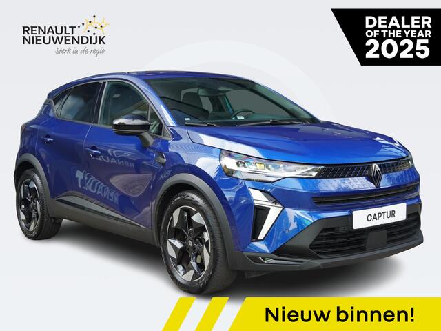 Renault CAPTUR 1.8 full hybrid 160 techno AUTOMAAT / NAVI / CAMERA / PDC 360 / ADAPT. CRUISE / STOELV. / STUURV. / CLIMATE / KEYLESS / PRIVACY GLASS / APPLE CARPLAY / 18'' LMV