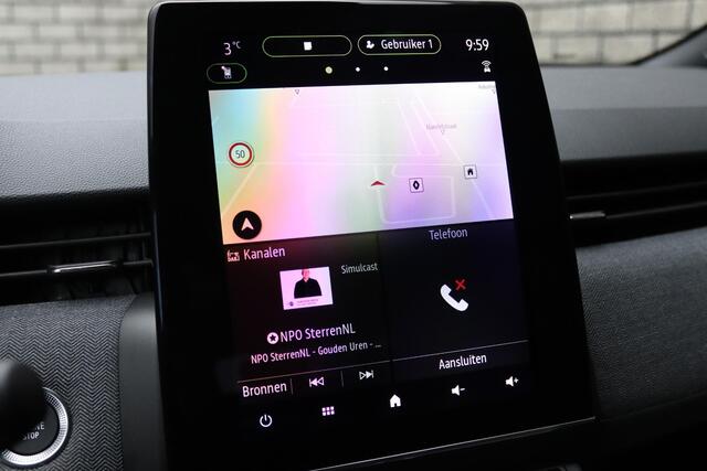 Renault CLIO 1.6 E-Tech Full Hybrid 145 Techno | Stoel + Stuurwielverwarming | Navigatie 9,3" |