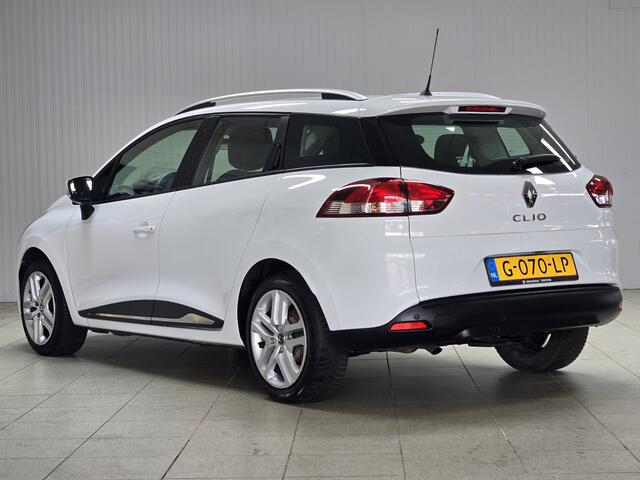 Renault CLIO Estate 0.9 TCe Zen/ Facelift!/ DAB+/ Navi/ Airco/ Cruise/ Elek. pakket/ Isofix/ Bluetooth/ Multi. Stuur/ Chroom/ PDC/ LED Dagrijverl./ Dakrails.