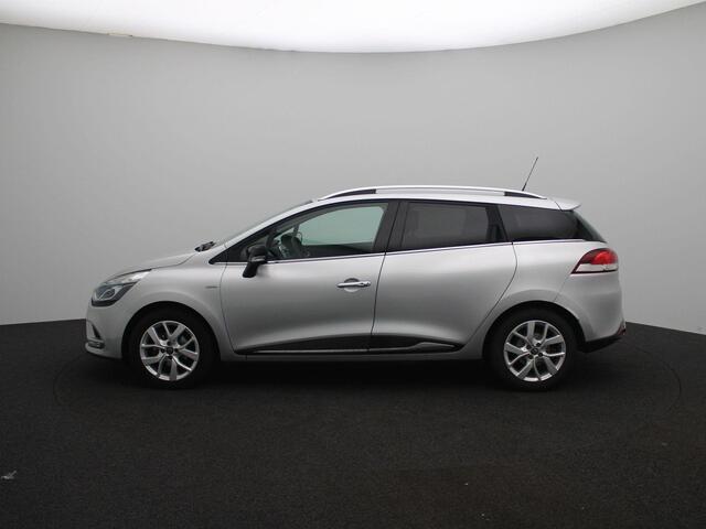Renault CLIO Estate TCe 90 Limited | Medianav | Airco | Lichtmetalen velgen | Parkeersensoren achter | Omlijsting ramen in Chrome | Renault Handsfree card | Metaalkleur |
